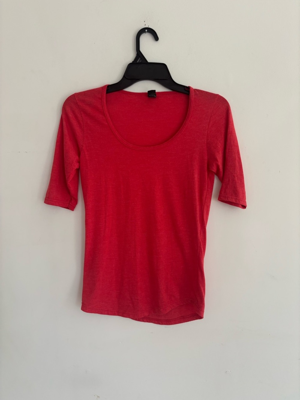 Anvil XS Pink Tri-Blend Scoop Neck Short Sleeve Top